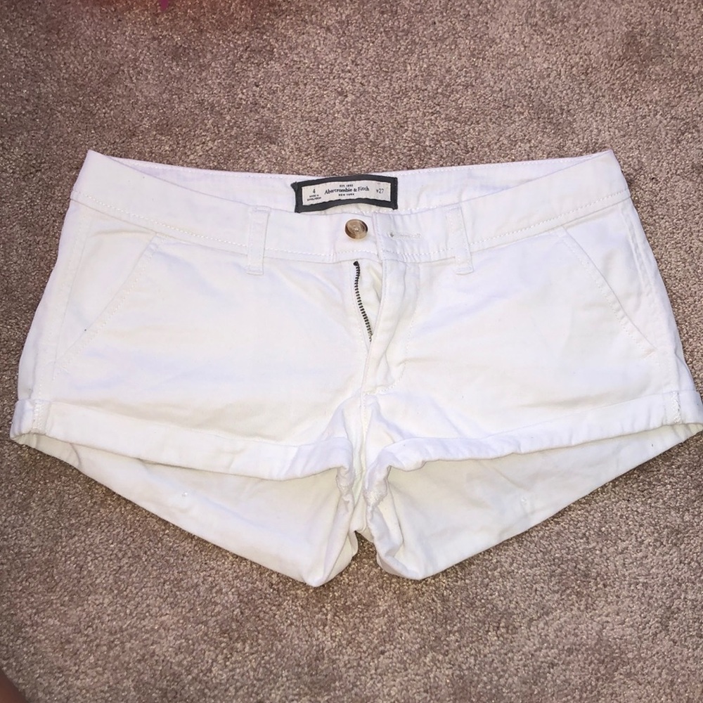 Abercrombie White Shorts